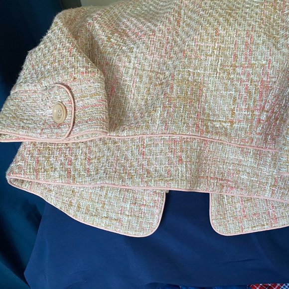 NWOT- Lane Bryant Salmon light peach tweed coat- lined - Picture 8 of 8